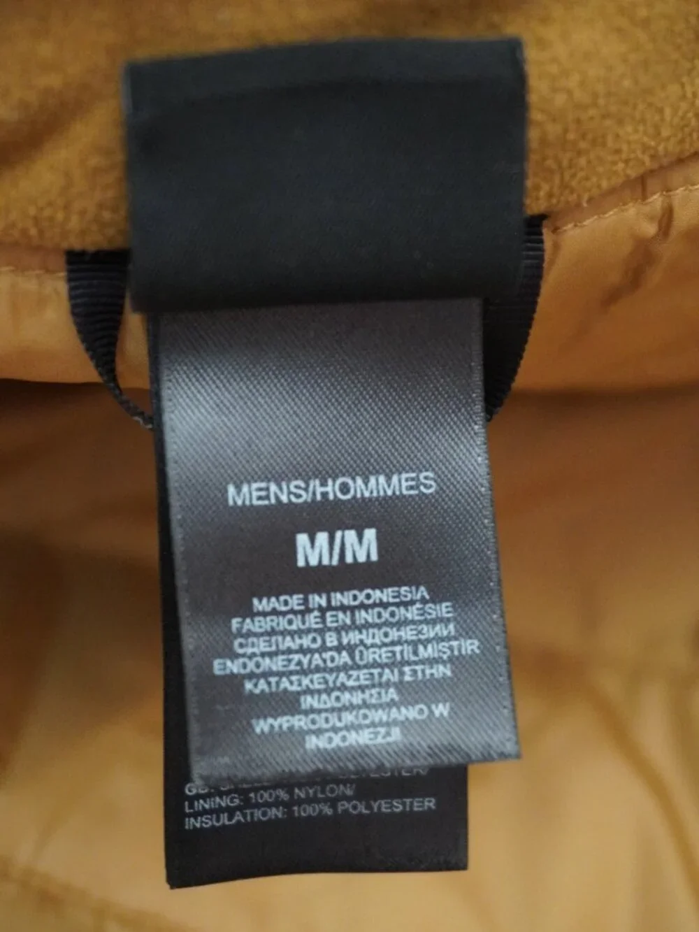 The North Face Millerton Jacket Mens Medium Tan and Blue